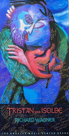 Tristan und Isolde Opera Signed by David Hockney, Zubin Mehta & 40+ artists