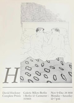 Deux garçons âgés de 23 ou 24 ans Galerie Mikro Berlin 1968