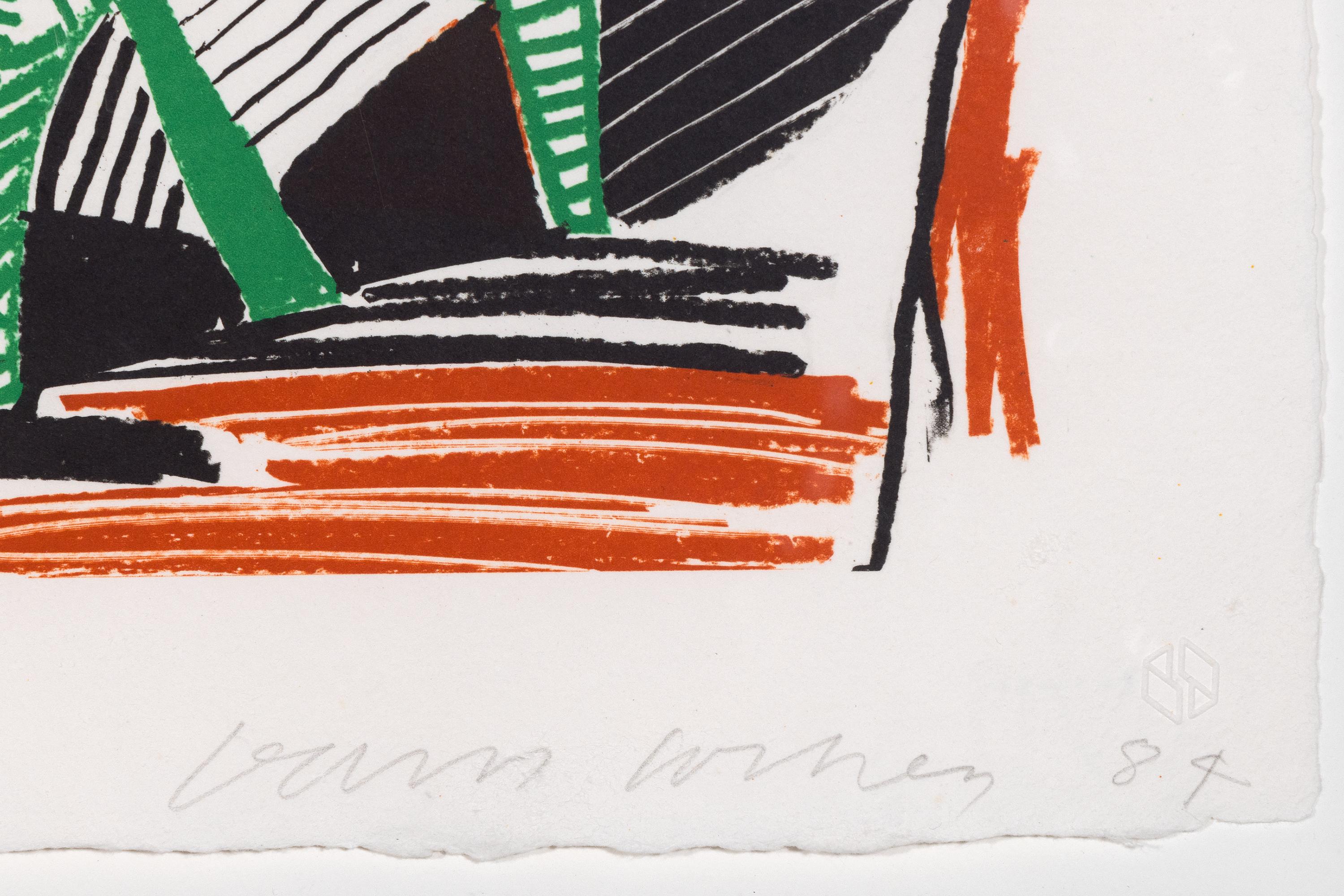 Dos sillas de estudio Pembroke - Print De la posguerra de David Hockney