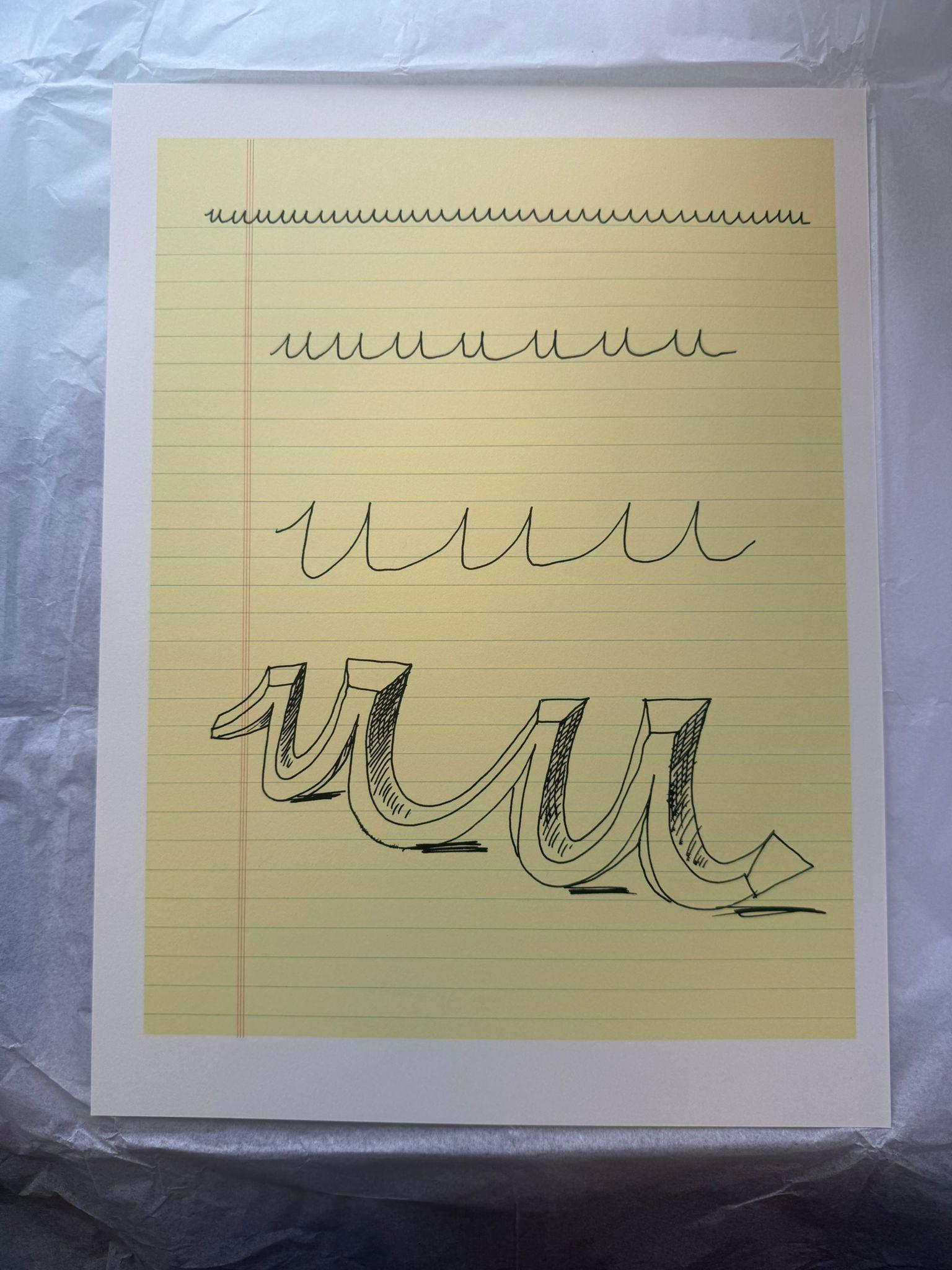 'U' From 'Hockney's Alphabet' By David Hockney For Sale 4