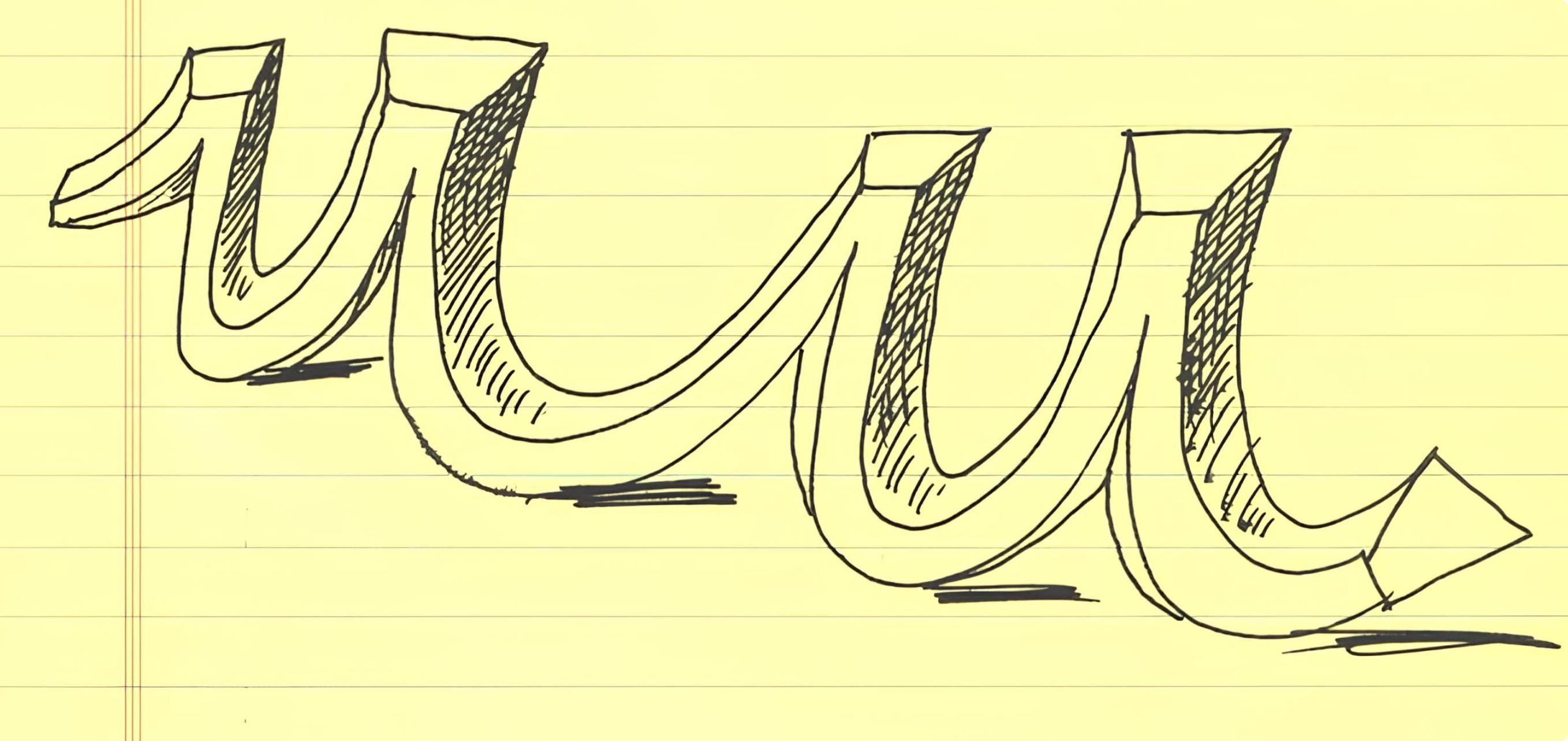 U, Hockney's Alphabet, David Hockney For Sale 1