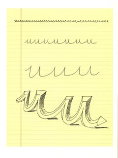 U, Hockney's Alphabet, David Hockney