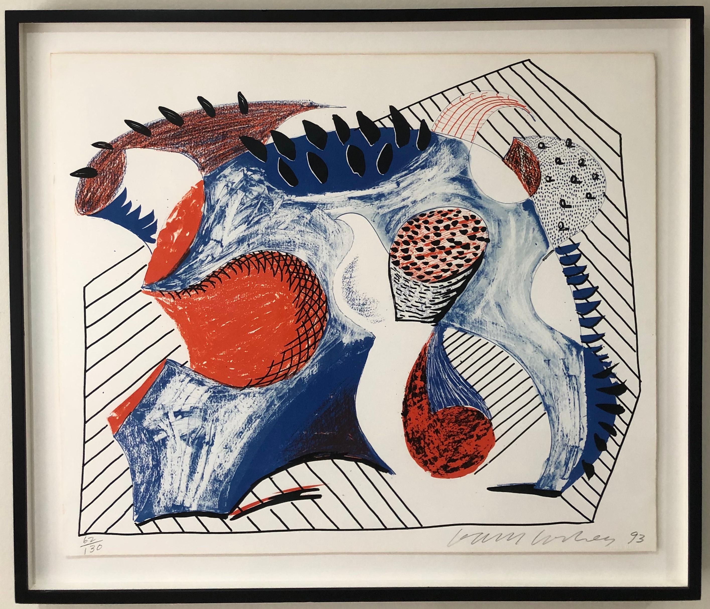 Untitled for Joel Wachs - Print by David Hockney