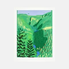 "Senza titolo n. 21" dalla "Yosemite Suite" di David Hockney - Stampa paesaggistica in edizione limitata