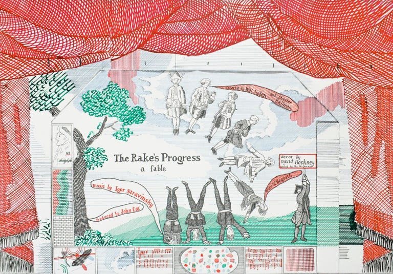 David Hockney - Vintage David Hockney Poster Ashmolean Museum 1981 ...