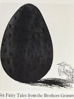 Vintage David Hockney poster Six Fairy Tales from the Brothers Grimm