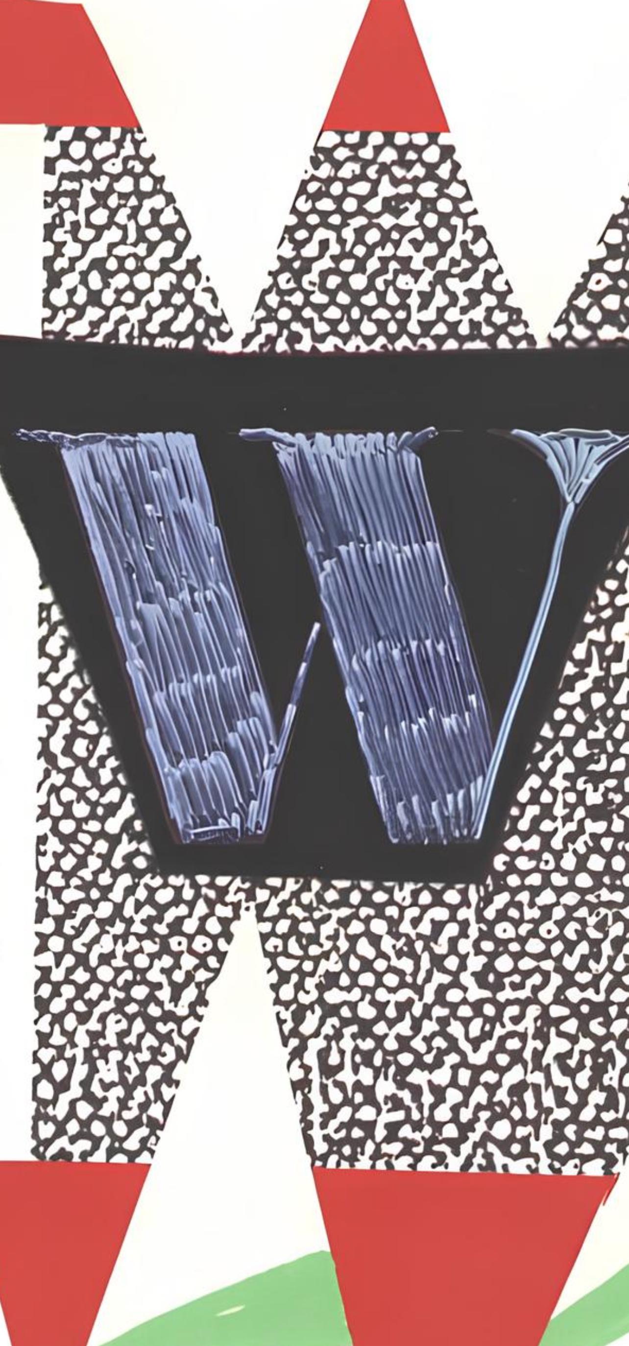 W, Alfabeto de Hockney, David Hockney en venta 2