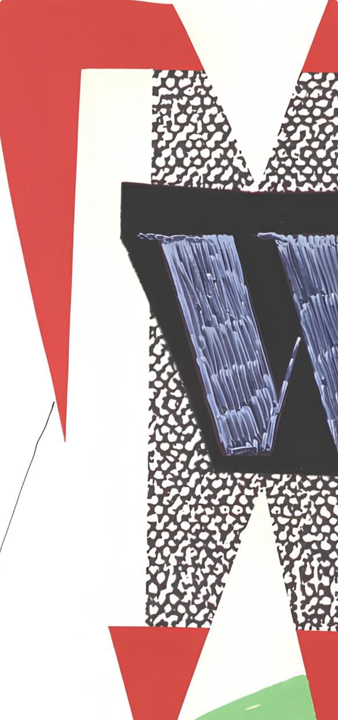 W, Alfabeto de Hockney, David Hockney en venta 3