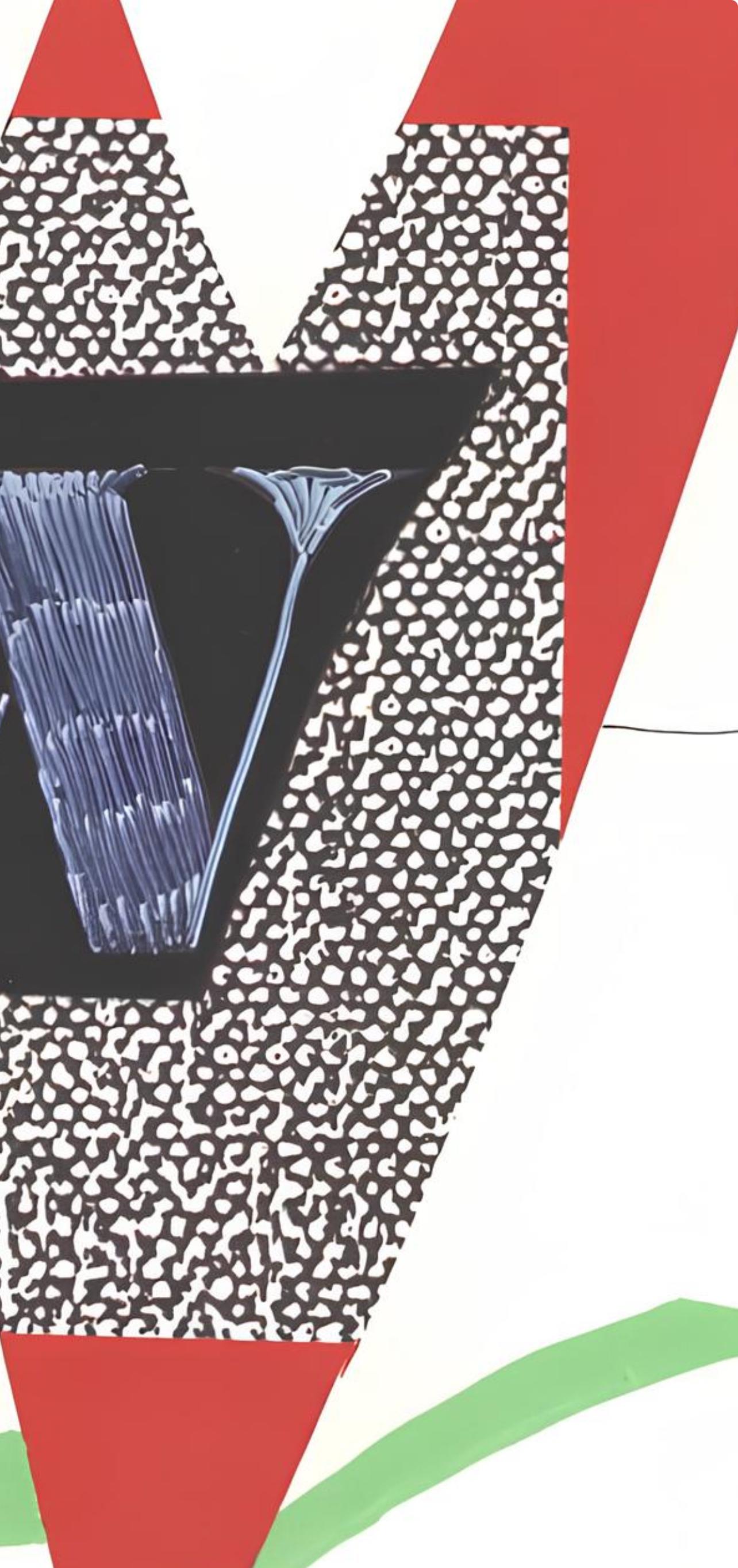 W, Alfabeto de Hockney, David Hockney en venta 4