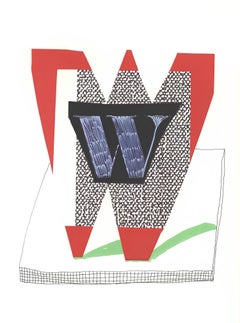 W, Alfabeto de Hockney, David Hockney