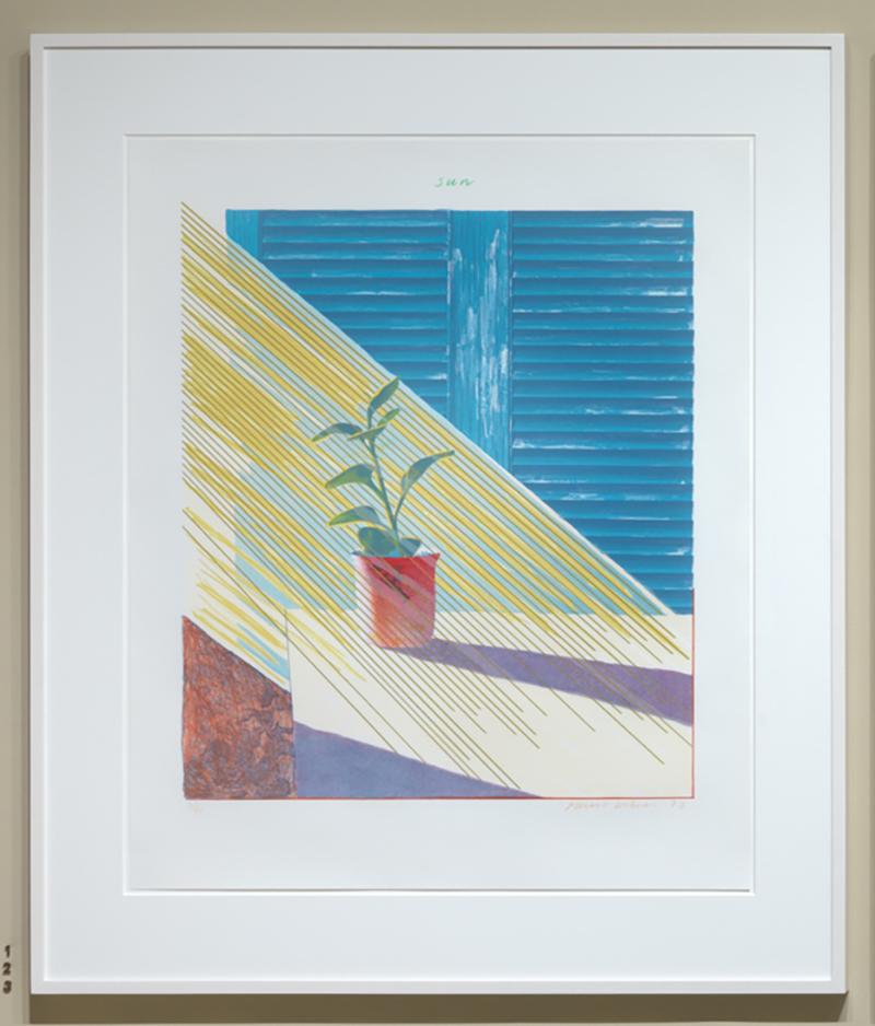 Weather Series-Sun - Print by David Hockney