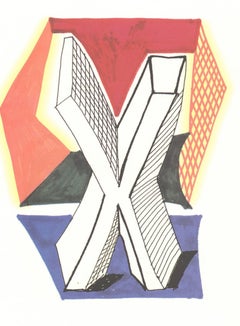 'X' da 'Hockney's Alphabet' di David Hockney