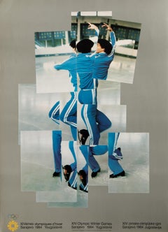 XIV Olympic Winter Games, Pop Art Poster by David Hockney