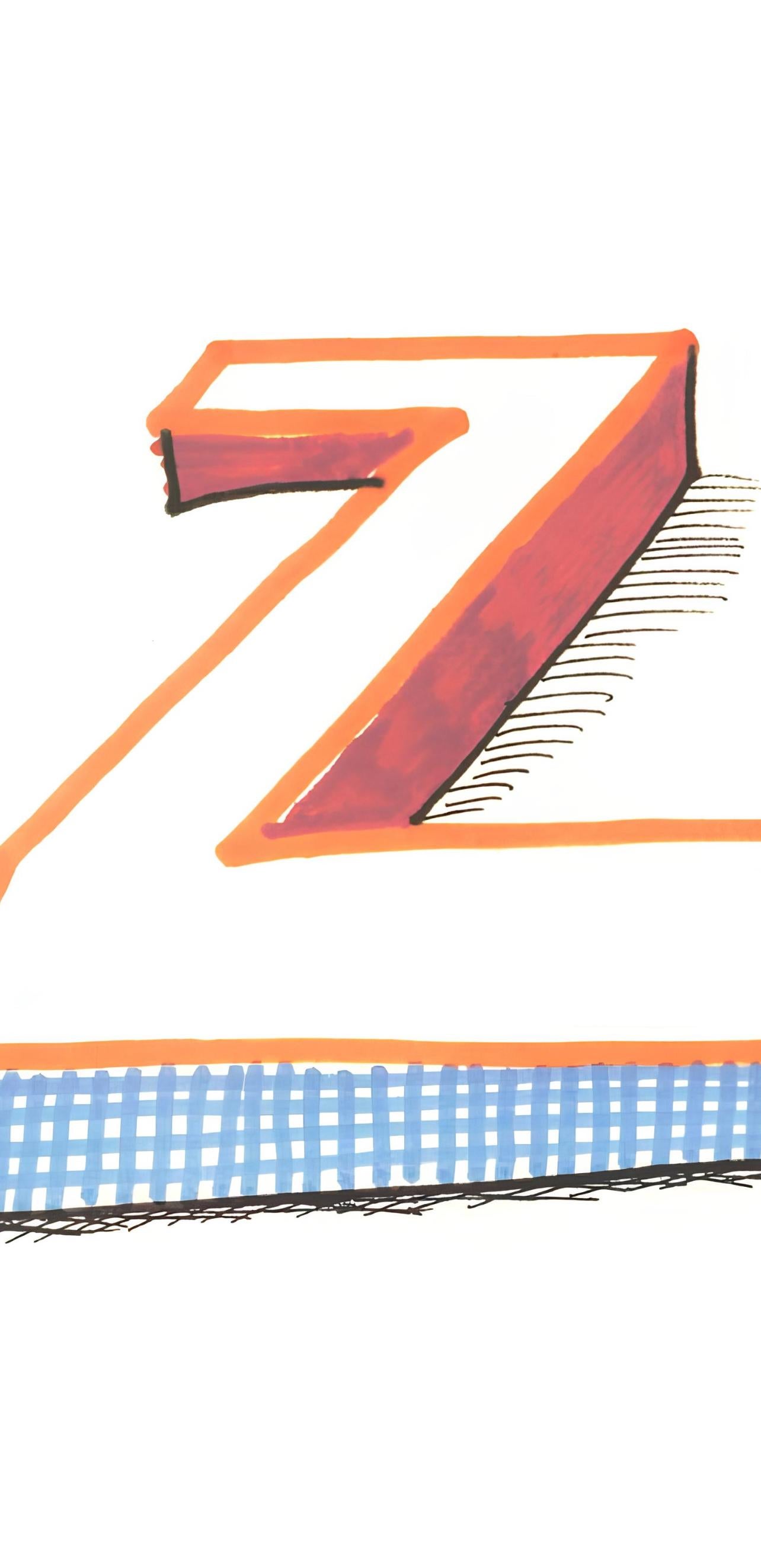 Z, Hockney's Alphabet, David Hockney For Sale 2