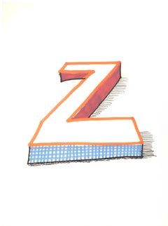 Z, Hockney's Alphabet, David Hockney