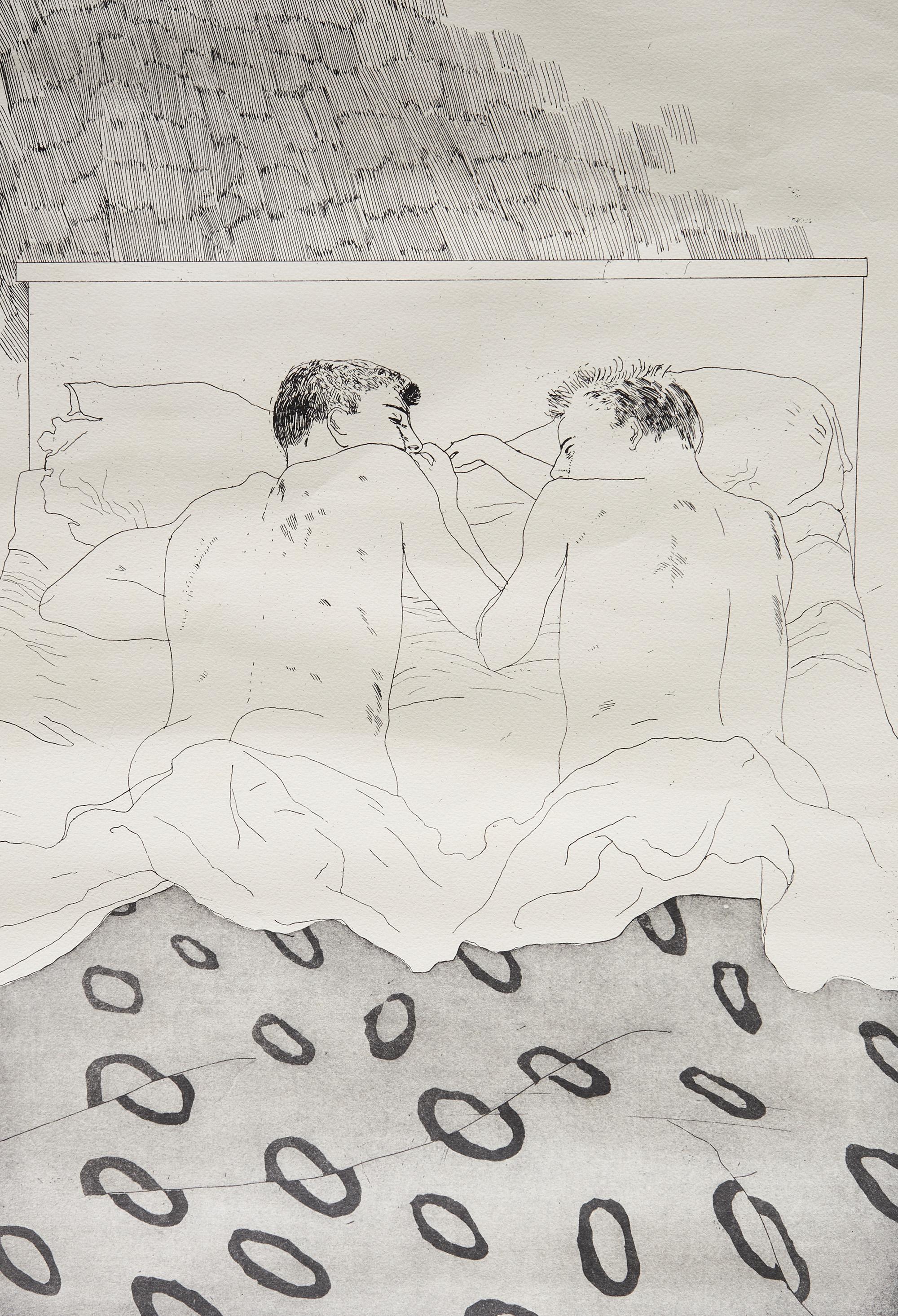 Poster da esposizione firmato di David Hockney - Due ragazzi di 23 o 24 anni - Berlino, 1968

Questo poster presenta una firma originale di David Hockney.
Le condizioni sono quelle mostrate nelle immagini.
Due ragazzi di 23 o 24 anni, da 'A.P.