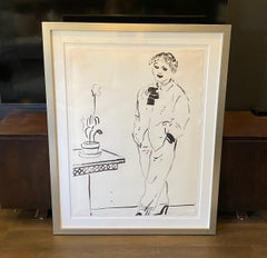 David Hockney Signed Limited Edition Fine Art Lithograph Print Celia Amused 1979
