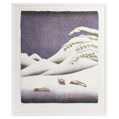 David Hockney 'Schnee' Lithographie