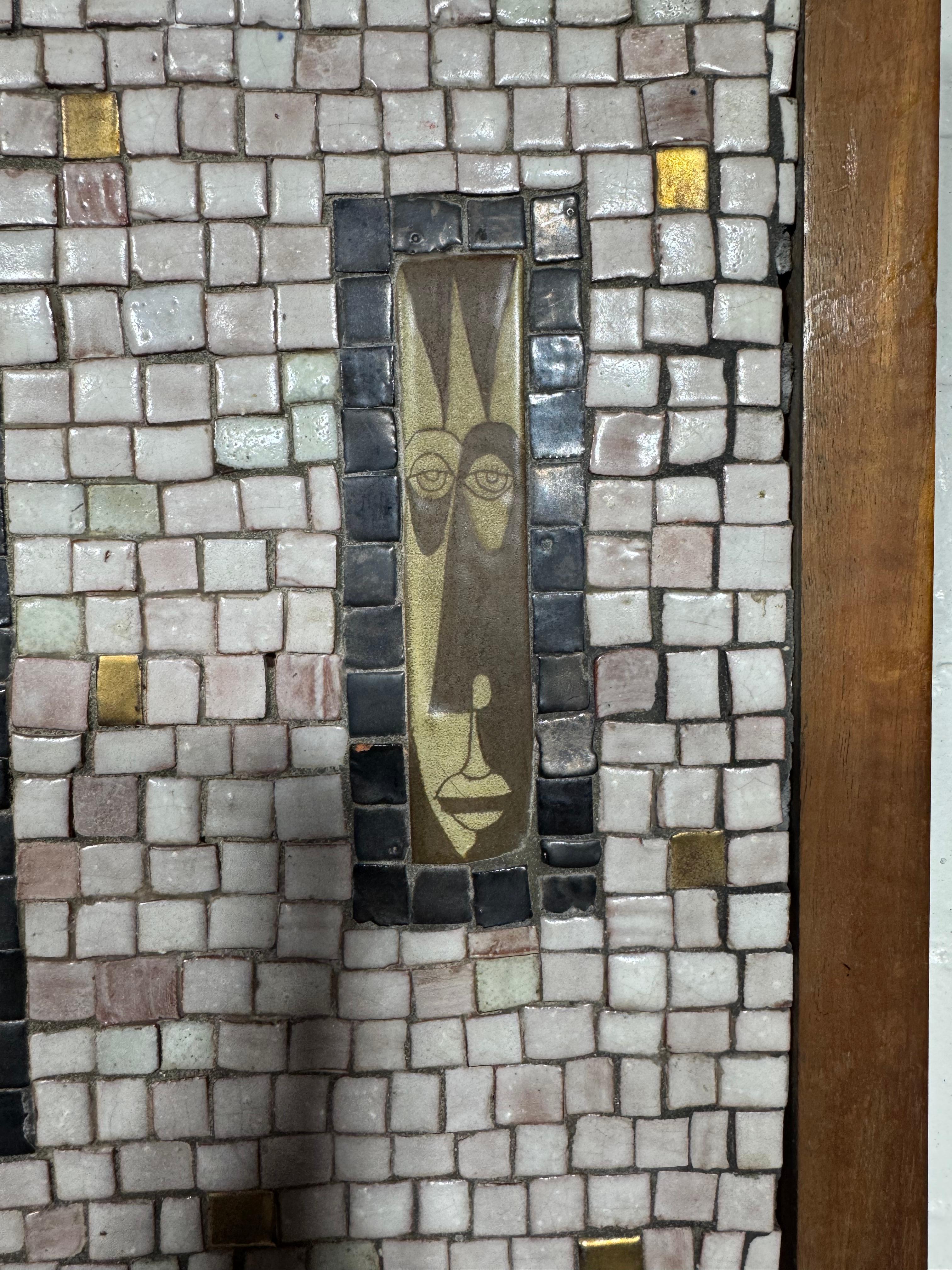 Mid-Century moderno David Holleman 1960 Mosaic Wall Art... Modernista classico in vendita