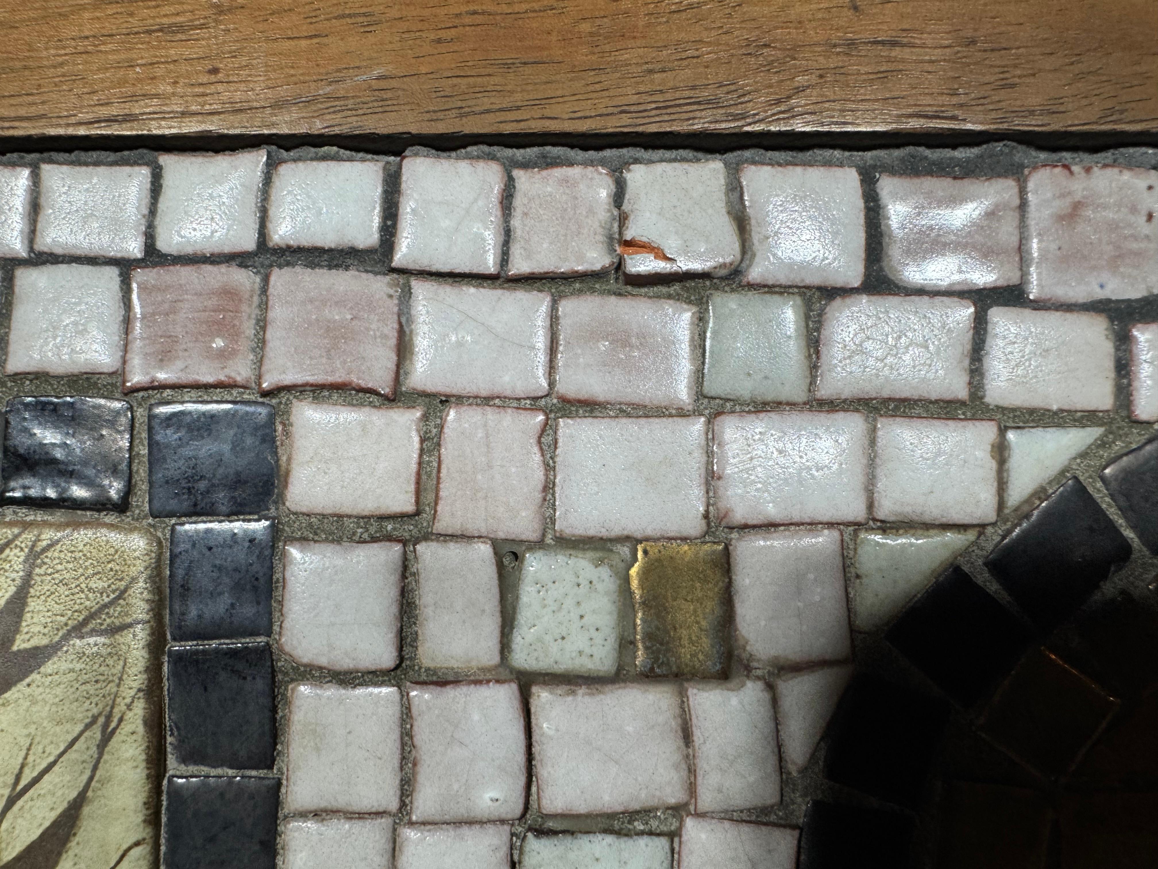 Mosaico David Holleman 1960 Mosaic Wall Art... Modernista classico in vendita