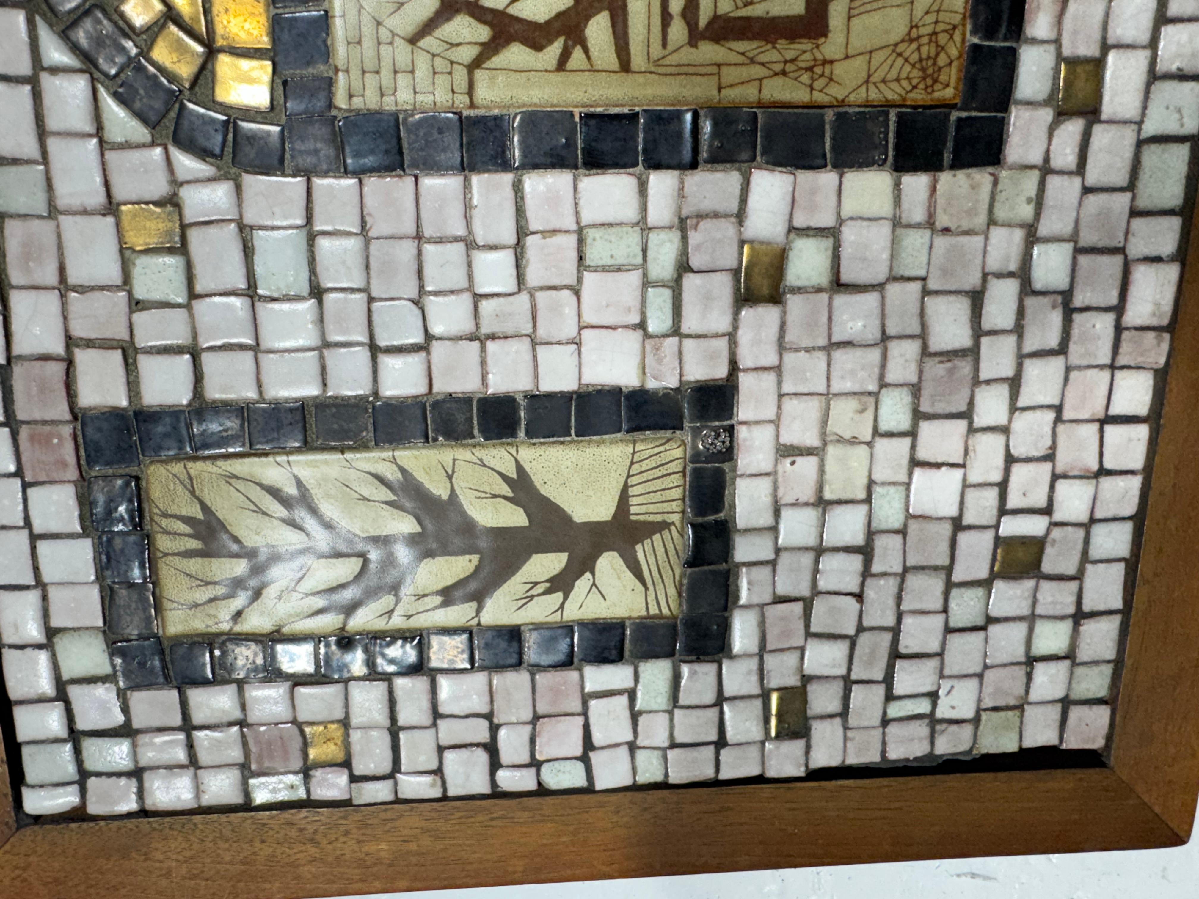 David Holleman 1960 Mosaic Wall Art... Modernista classico In condizioni buone in vendita a Buffalo, NY