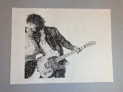 Paraventdruck von David Hollier, Bruce Springsteen