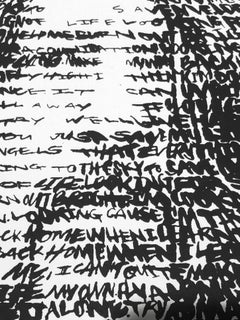 Dave Grohl Signed Screen Print, Limited Edition Pop Art, 14x11\"