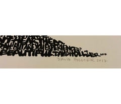 Serigrafía Hendrix de David Hollier, 2019