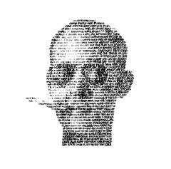Serigrafia di Hunter S. Thompson di David Hollier, 2019