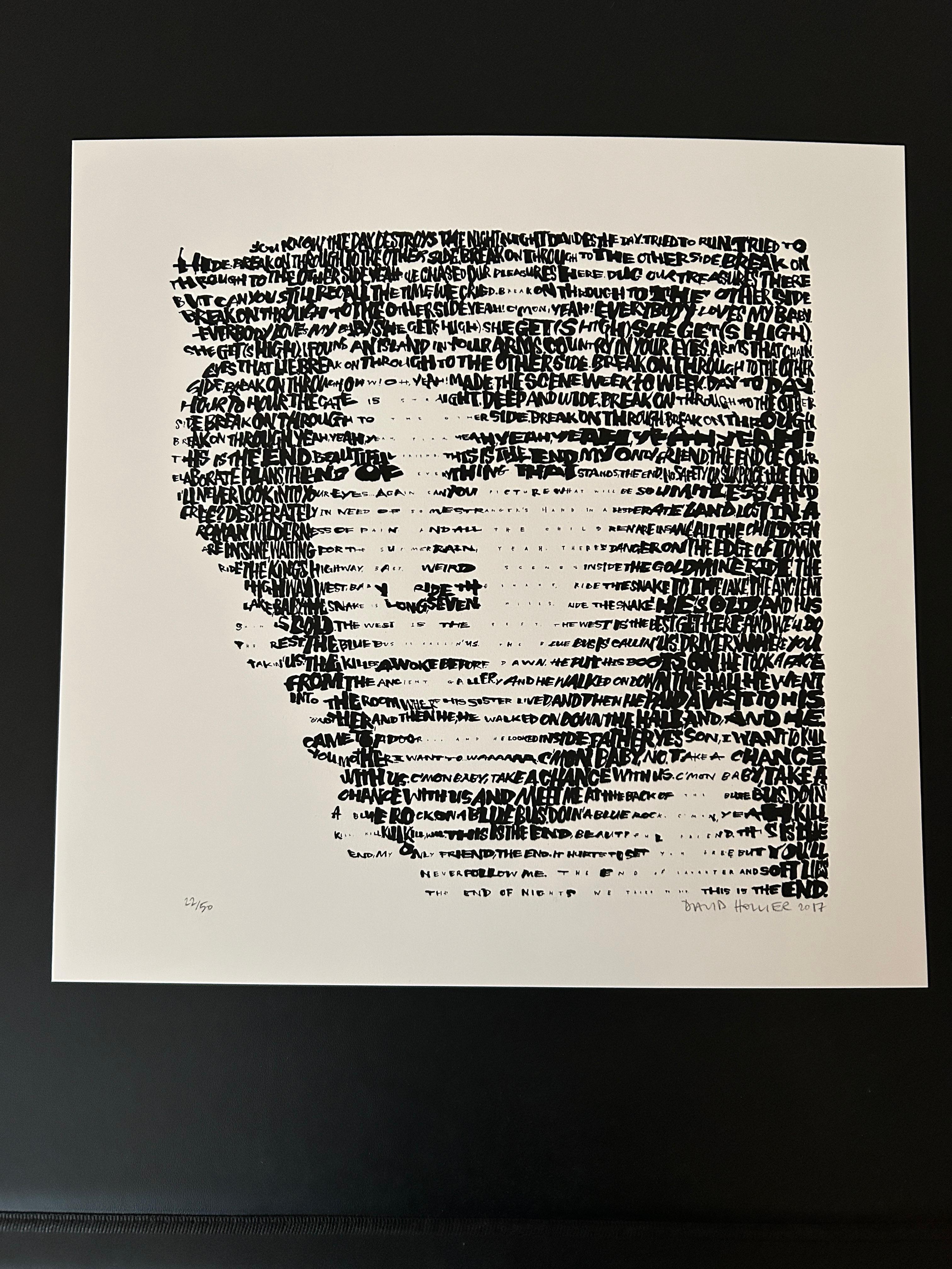 Jim Morrison by David Hollier, 2019 For Sale 2