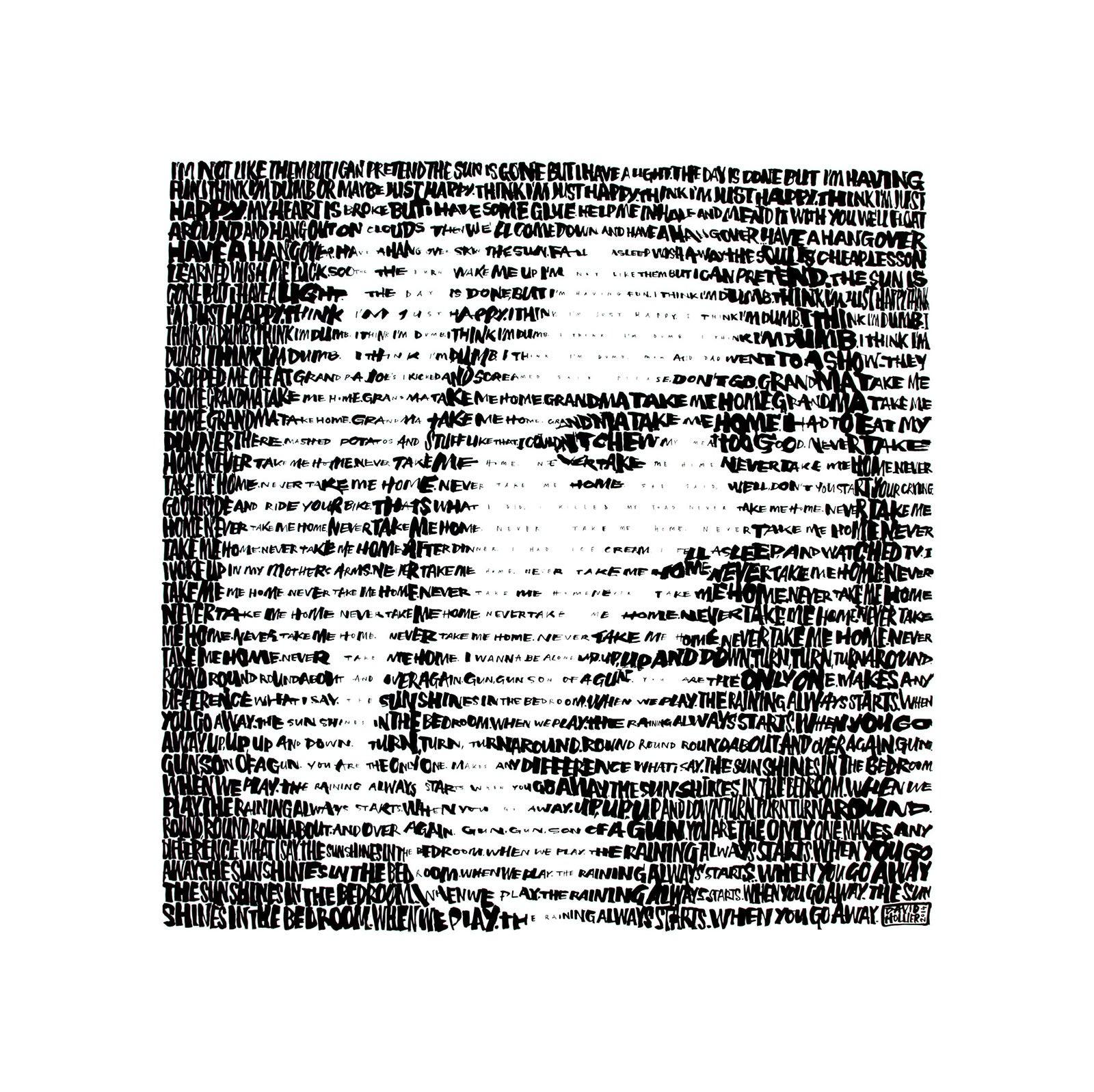 Kurt Cobain Screen print by David Hollier, 2019