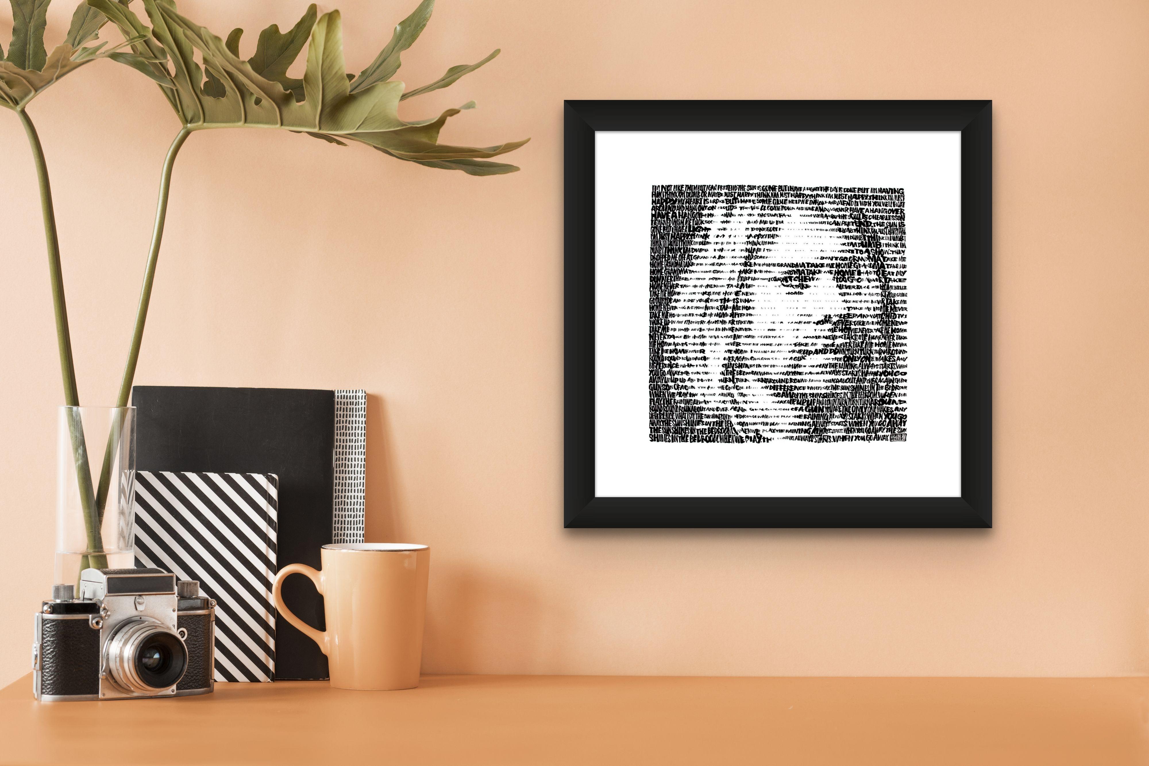 Écran imprimé Kurt Cobain par David Hollier, 2019 en vente 1