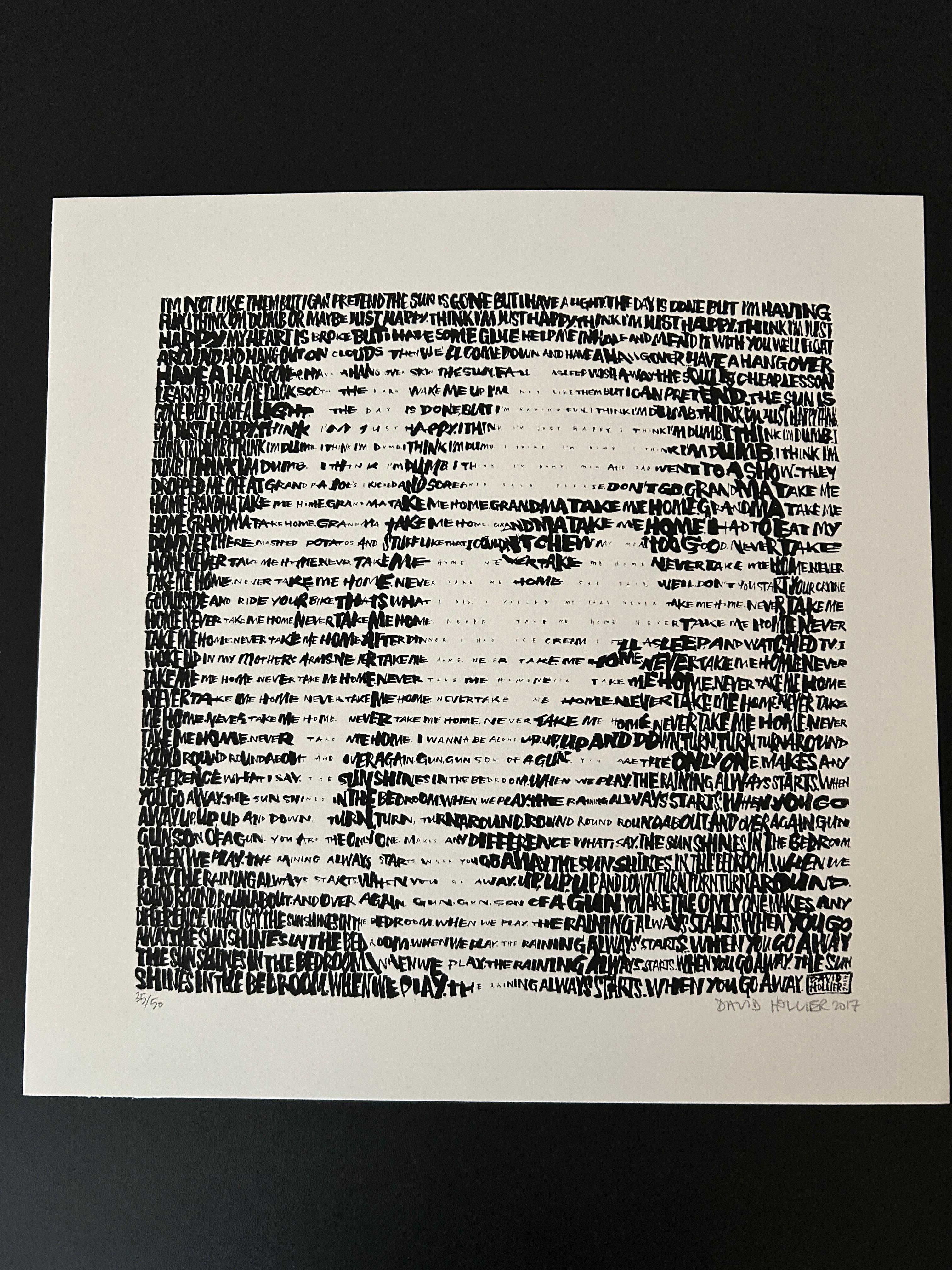 Kurt Cobain Screen print by David Hollier, 2019 For Sale 1