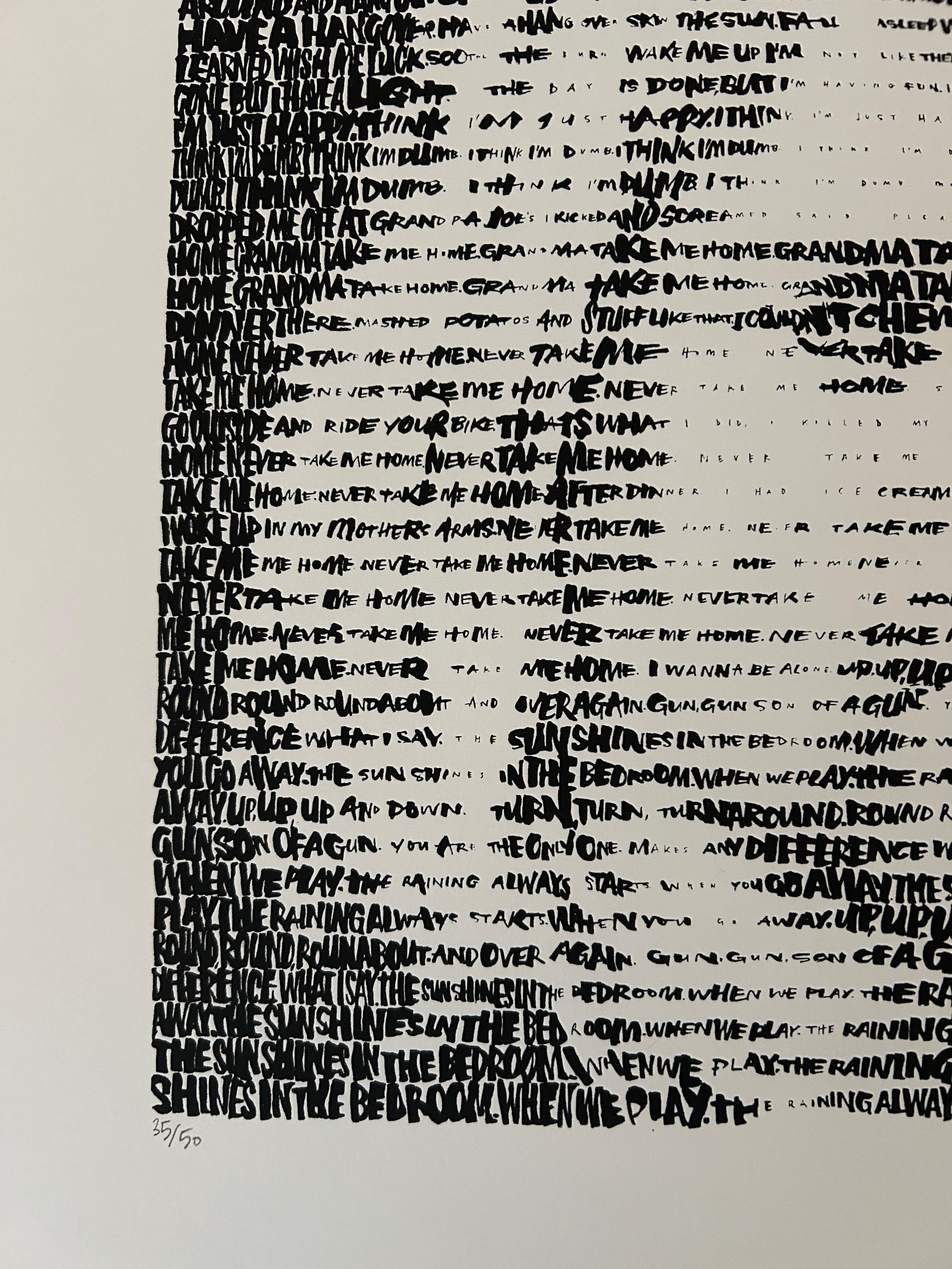 Kurt Cobain Screen print by David Hollier, 2019 For Sale 4