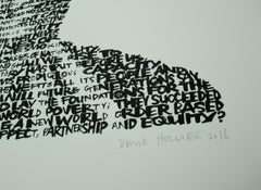 Nelson Mandela Screen Print, Pop Art, Signed, Limited Edition of 30