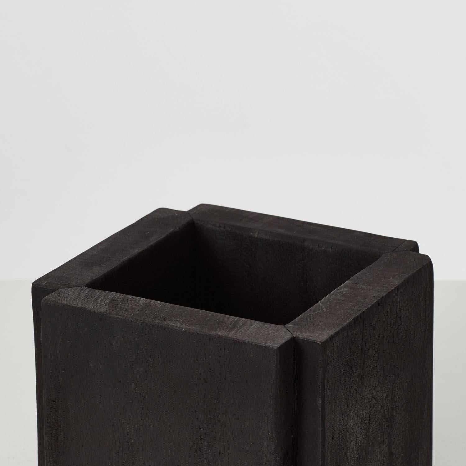Contemporary David Horan charred wood vessel - UK, 2024 For Sale