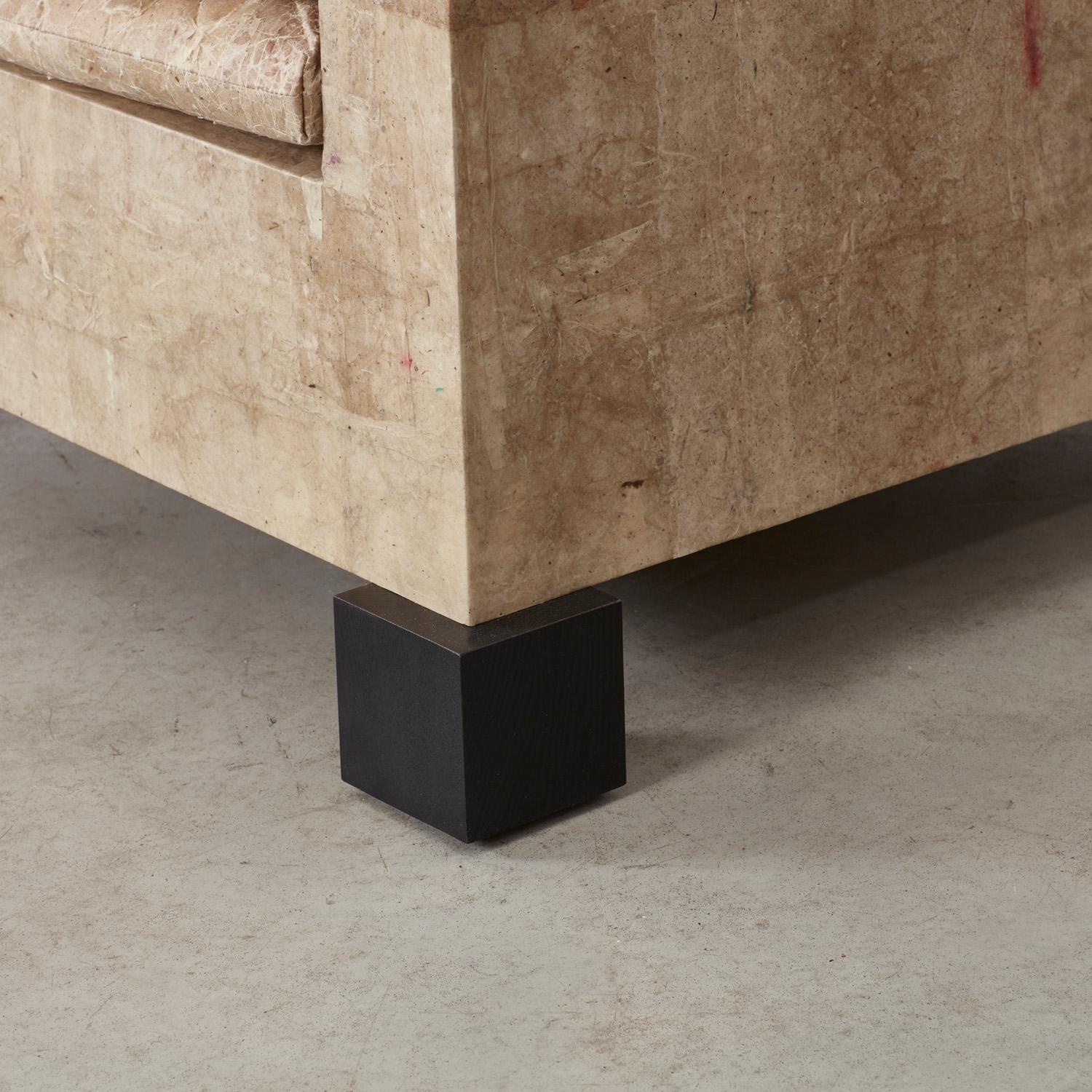 David Horan Paper armchair for Béton Brut, UK, 2022 For Sale 6