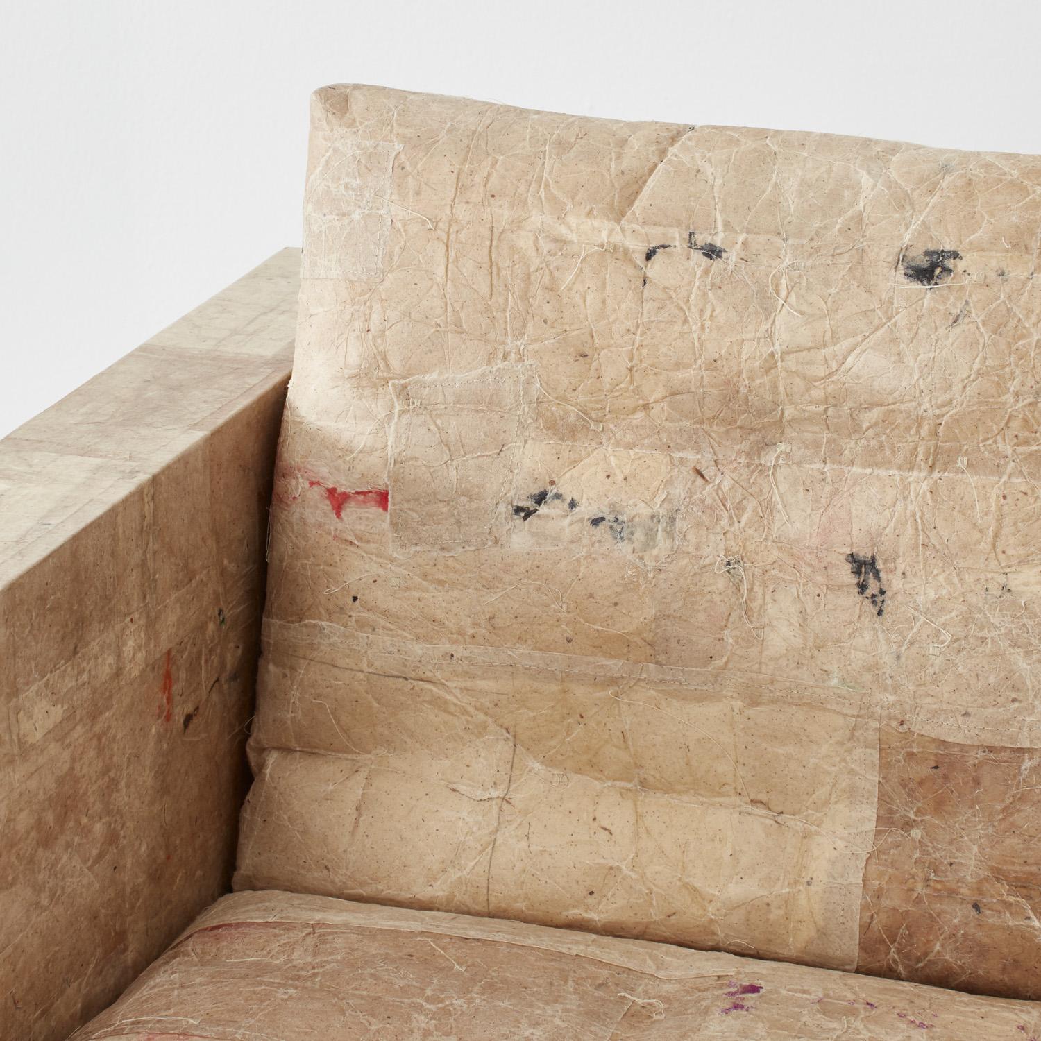 David Horan Paper armchair for Béton Brut, UK, 2022 For Sale 13