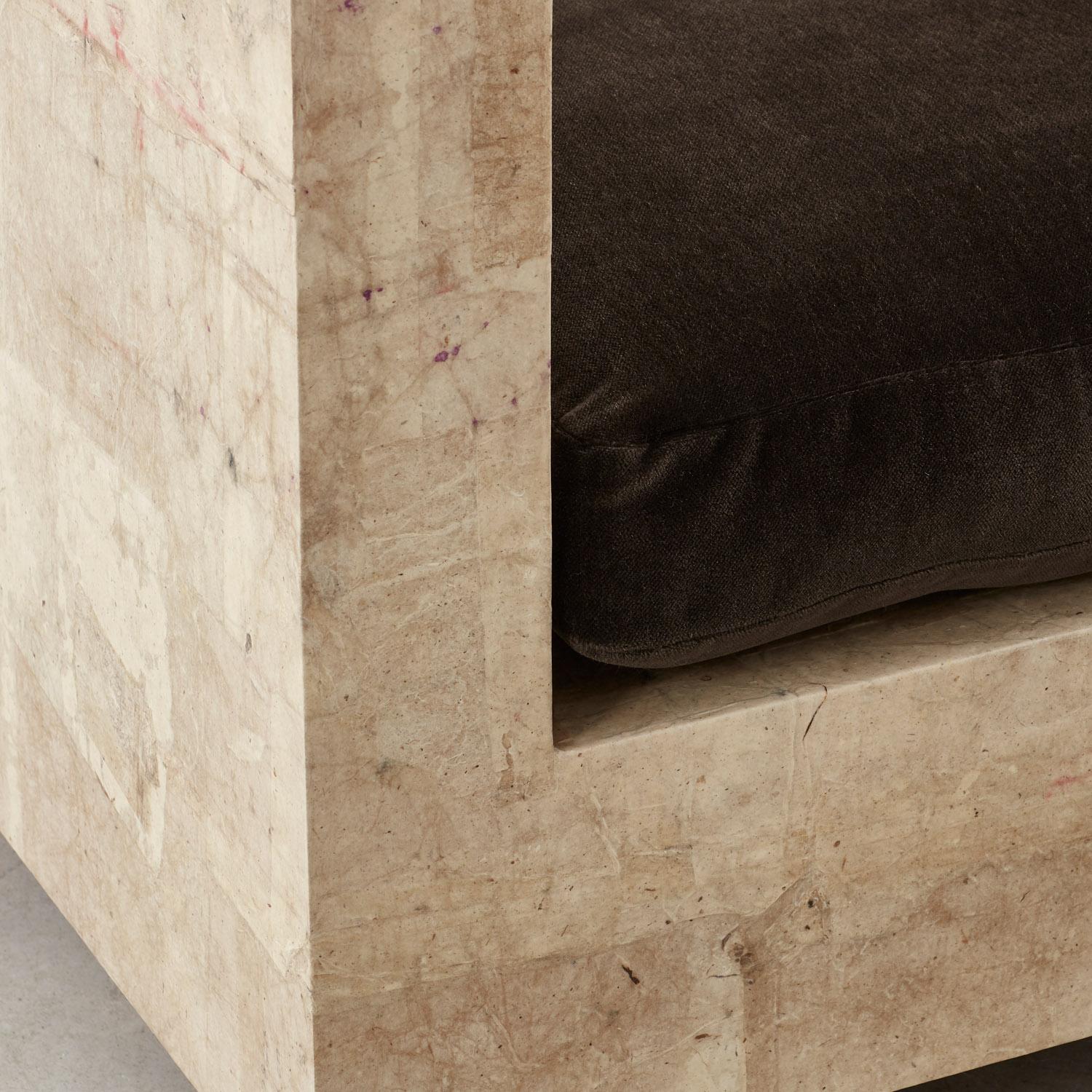 David Horan Paper armchair for Béton Brut, Edition of 8 -  UK, 2022 For Sale 2