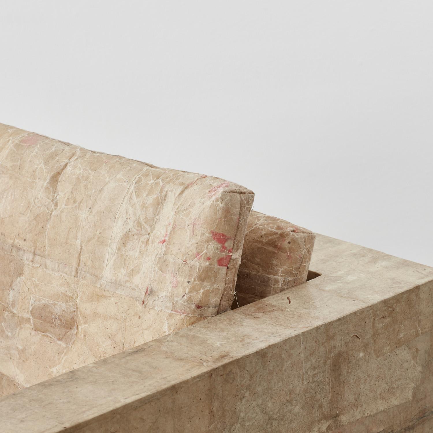 David Horan Paper armchair for Béton Brut, UK, 2022 For Sale 4