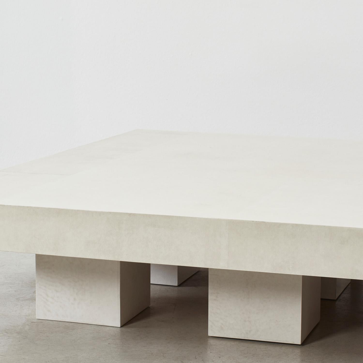 David Horan Paper coffee table for Béton Brut, UK, 2022 For Sale 3