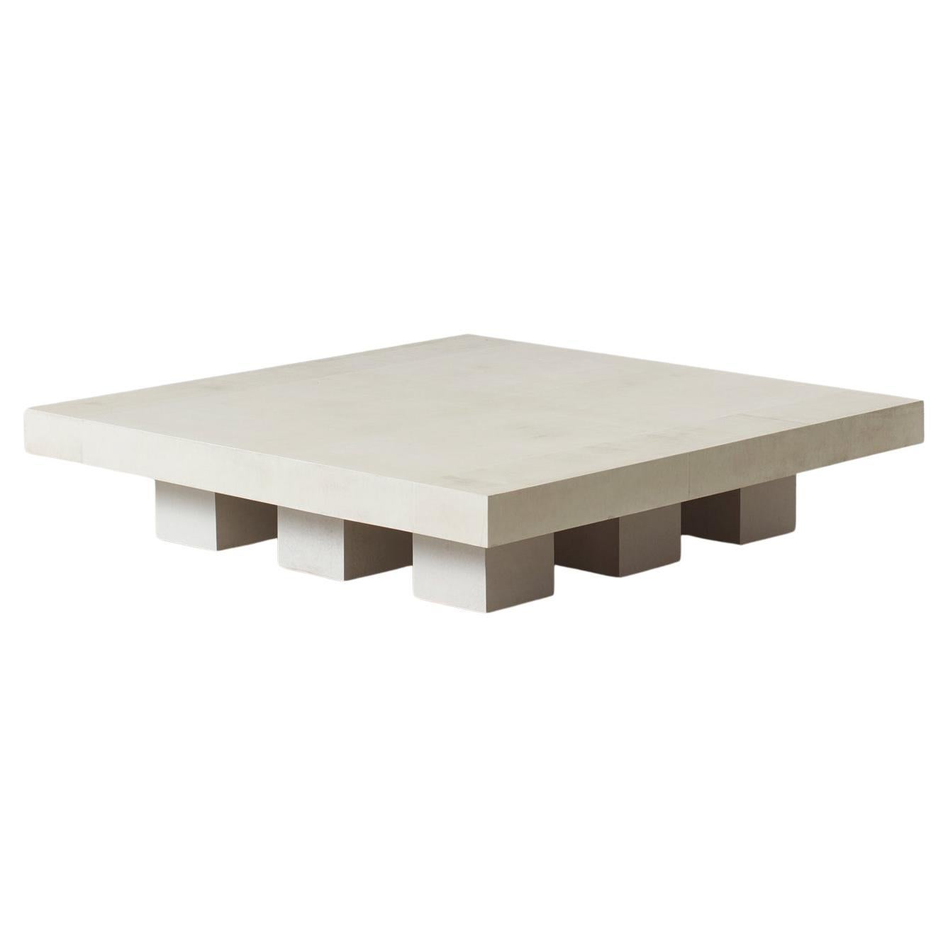 David Horan Paper coffee table for Béton Brut, UK, 2022 For Sale