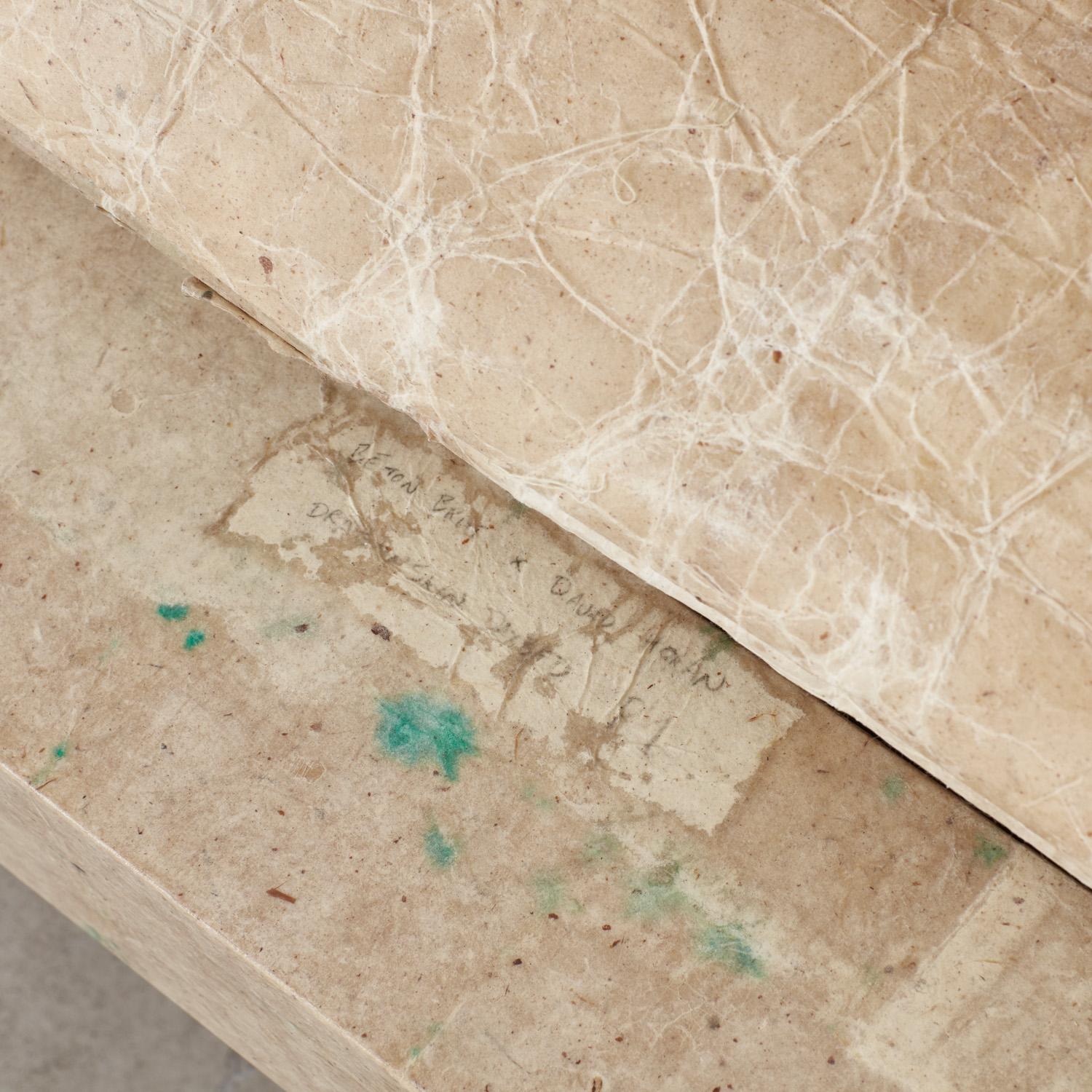 David Horan Paper daybed for Béton Brut, UK, 2022 For Sale 9
