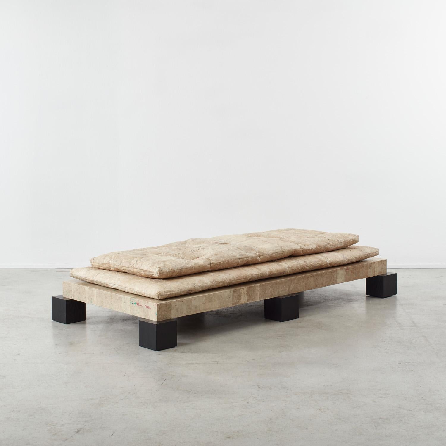 David Horan Paper daybed for Béton Brut, UK, 2022 For Sale 13