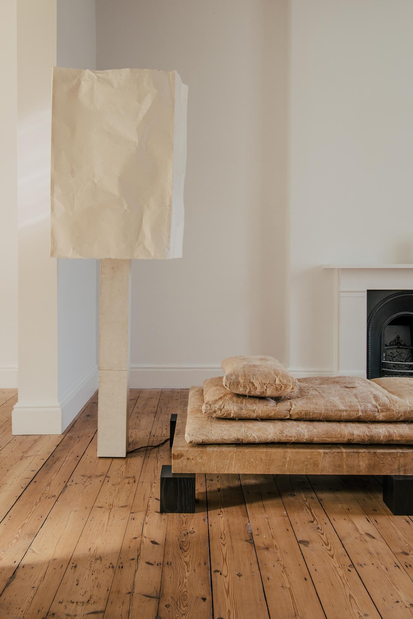 David Horan Paper Floor Light for Béton Brut, UK 2022 For Sale 9