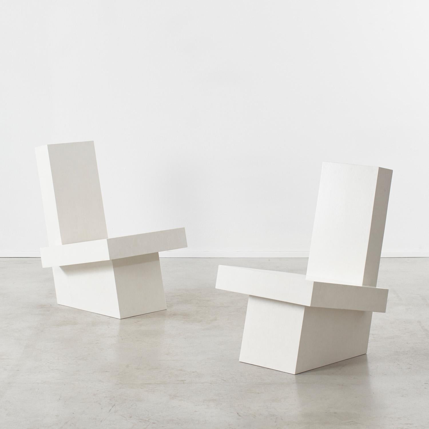 British David Horan Paper Lounge Chair for Béton Brut, UK, 2022 For Sale