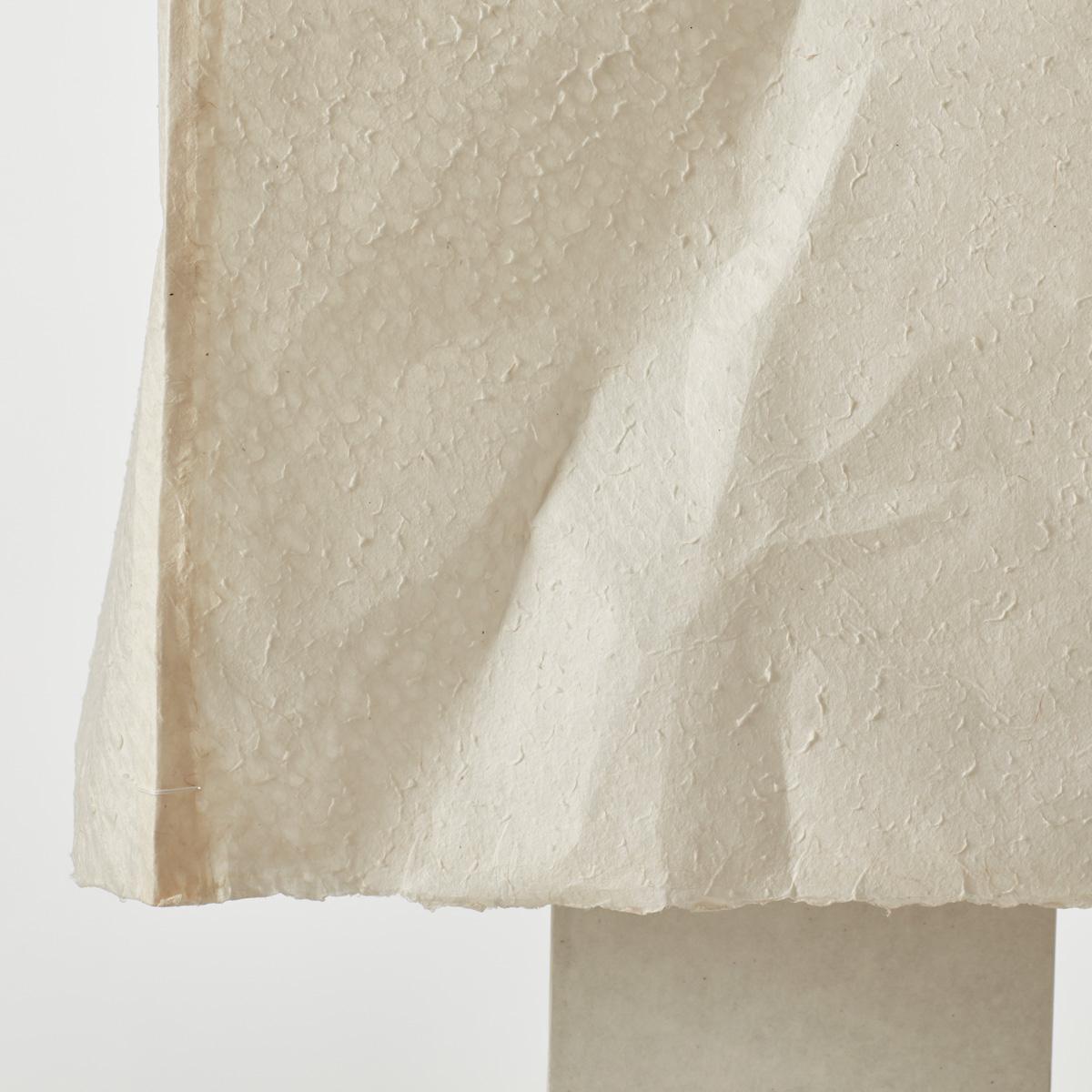 David Horan Paper table light in semi-matte finish for Béton Brut, UK, 2022 For Sale 4