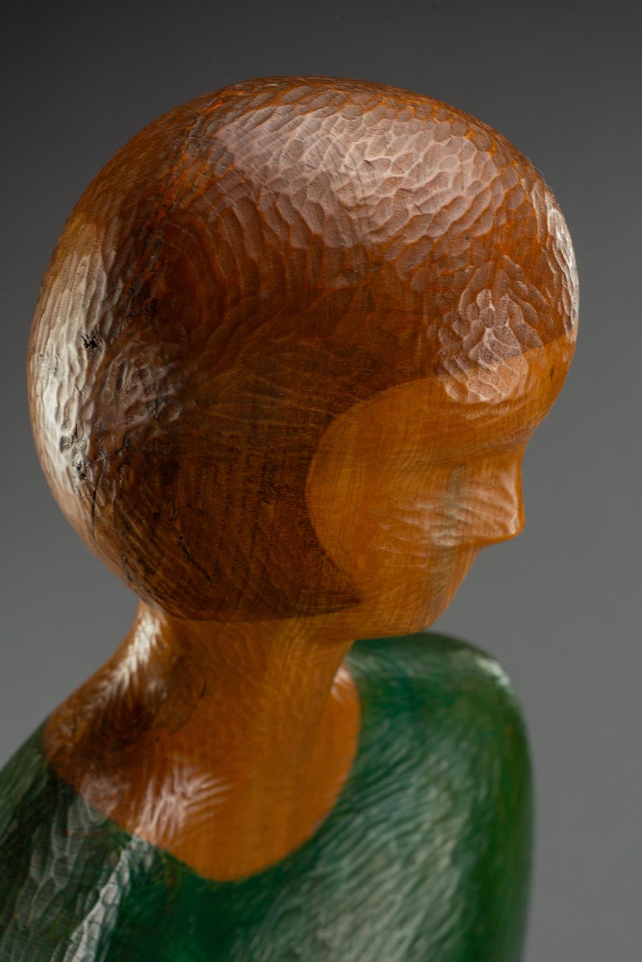 Greene & Greene Lady - Sculpture Arte popolare di David Hostetler