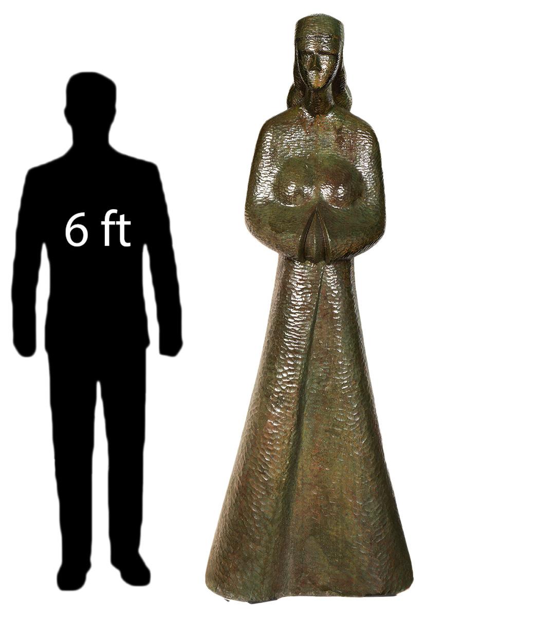 David Hostetler, American (1926-2015), LARGE Bronze Sculpture 81