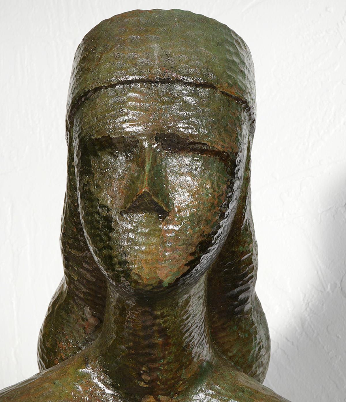 Contemporary David Hostetler, American (1926-2015), LARGE Bronze Sculpture 81